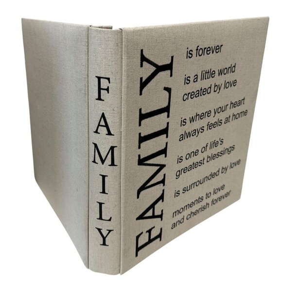 FAMILY Photo Album Large Holds 500 Photos 4x6" by Nicole Miller Home - Picture 4 of 13